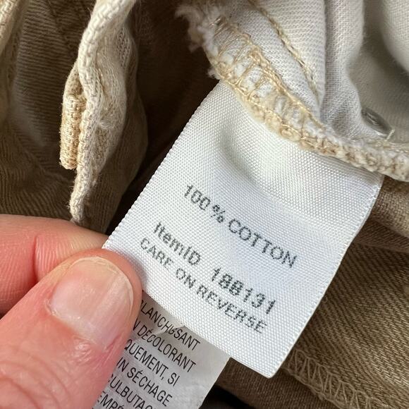 L.L. Bean women’s original fit relaxed Tan jeans size 18 reg 36X29 - Picture 9 of 9